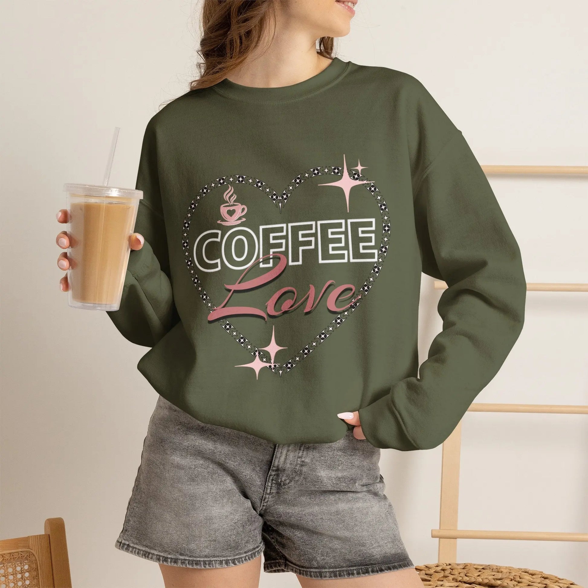 Coffee Love Sweatshirt Printify