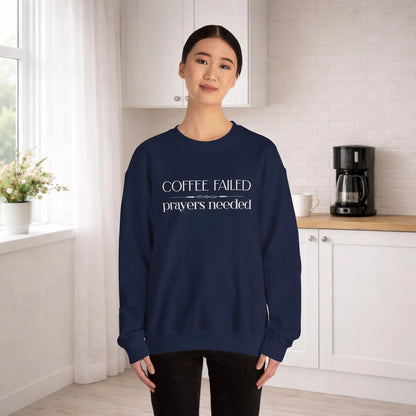 Coffee Failed Sweatshirt Printify