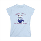 Sippin Pretty T-Shirt - Cute Kitten in Coffee Cup Saying Printify