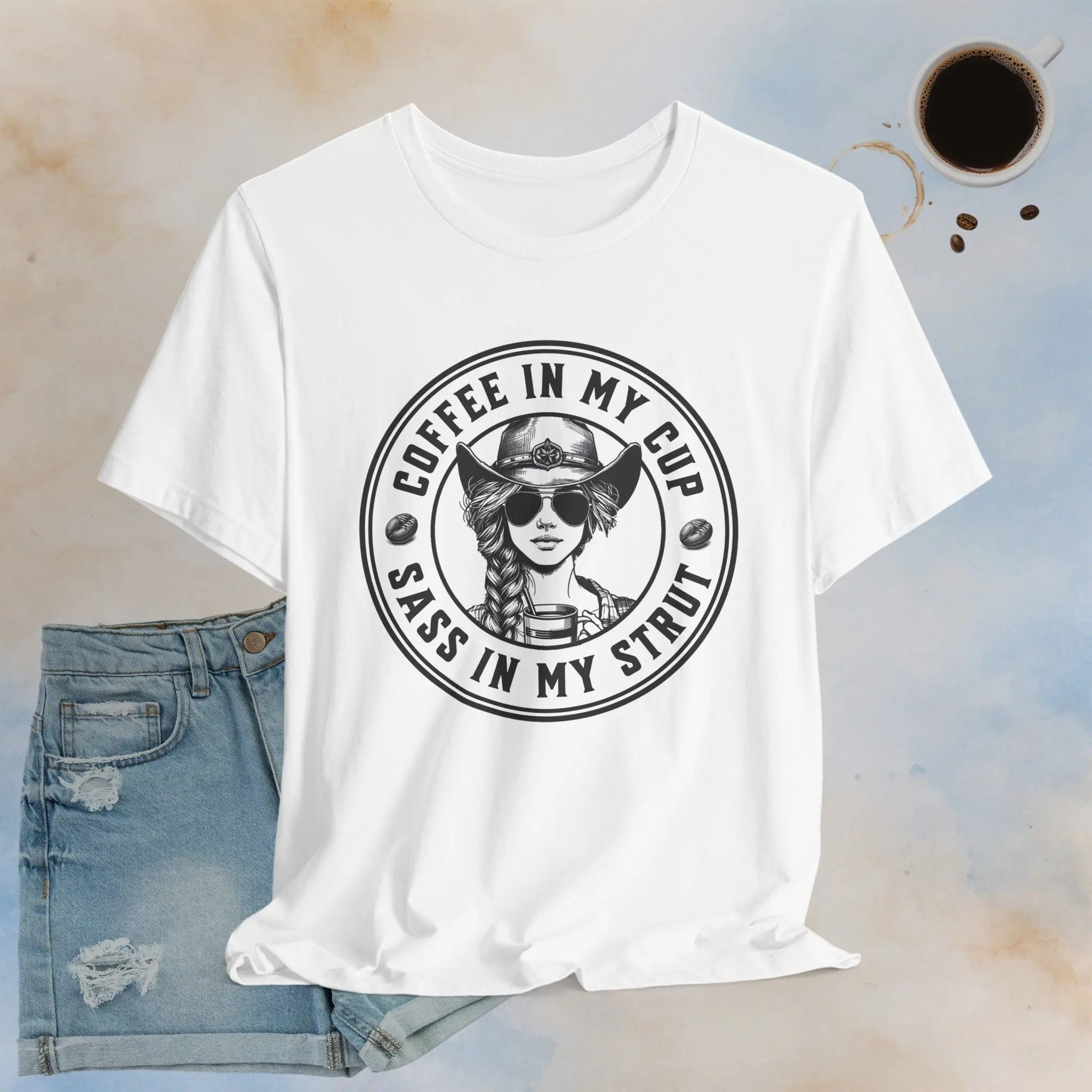 Sass In My Strut Tee Printify