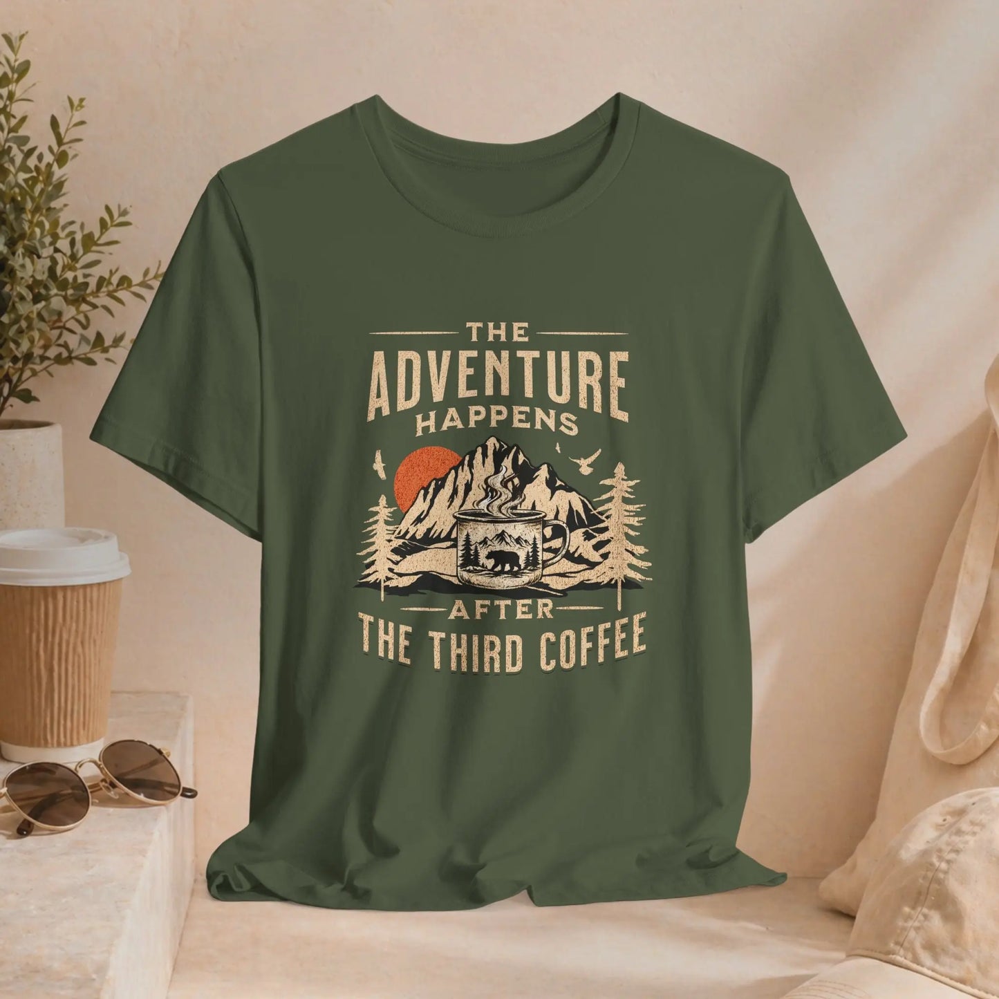 Adventure Happens T-Shirt - Boldly Bitter Company