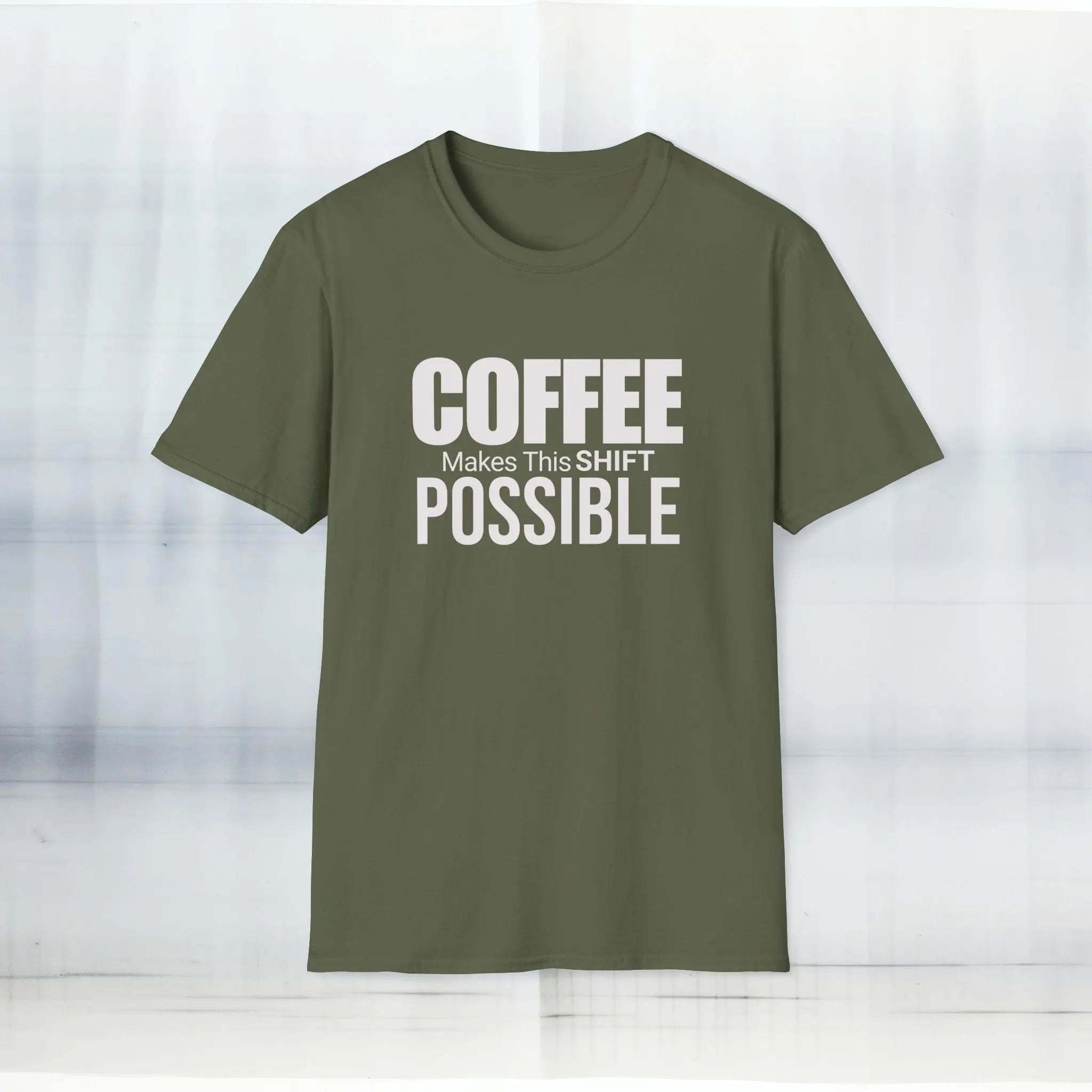 Coffee Makes This Shift Possible T-Shirt Printify