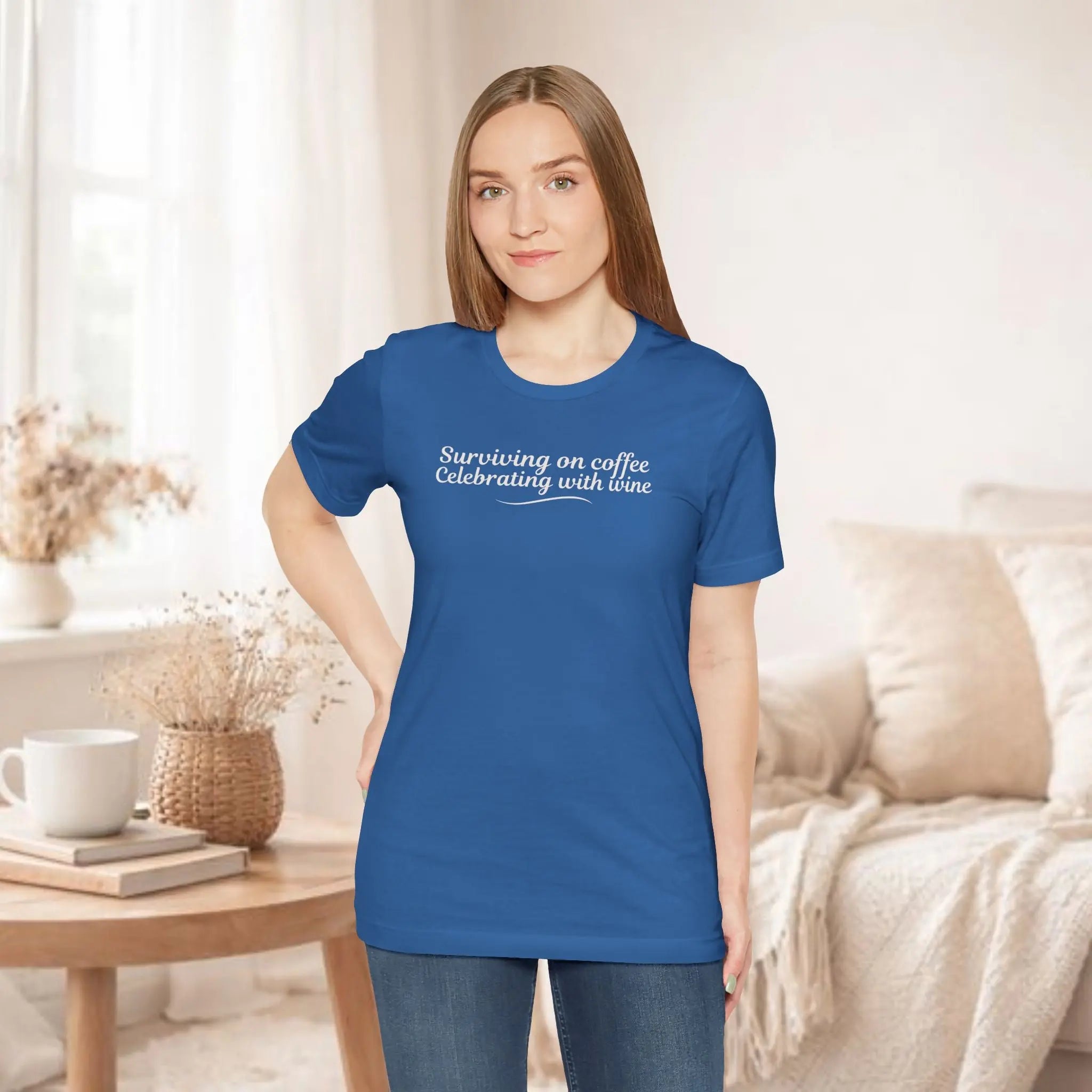 Celebrating with Wine T-Shirt Printify