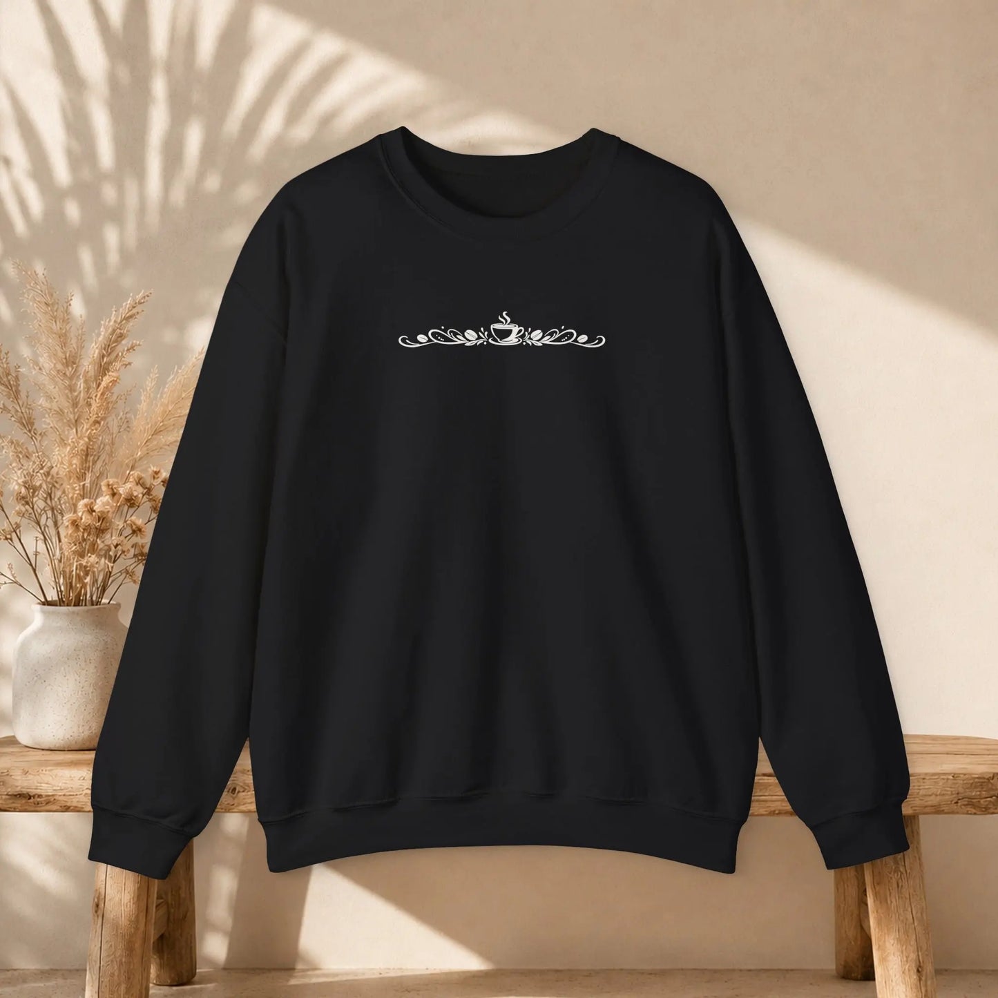 Cafe Garden Minimal Sweatshirt Printify