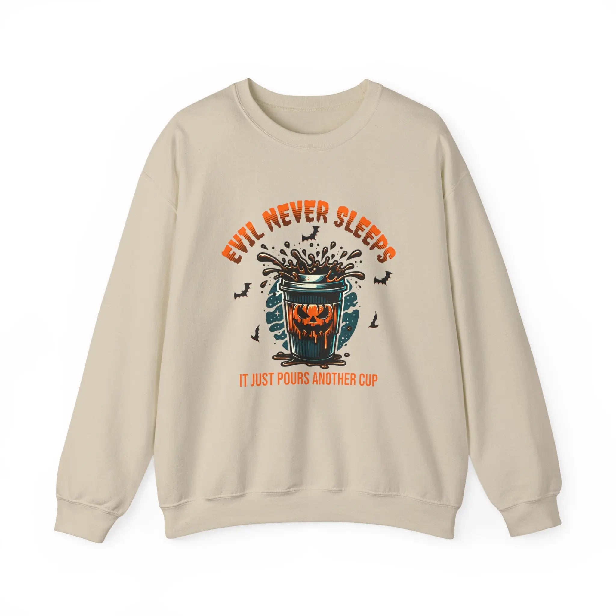 Evil Never Sleeps Sweatshirt Printify