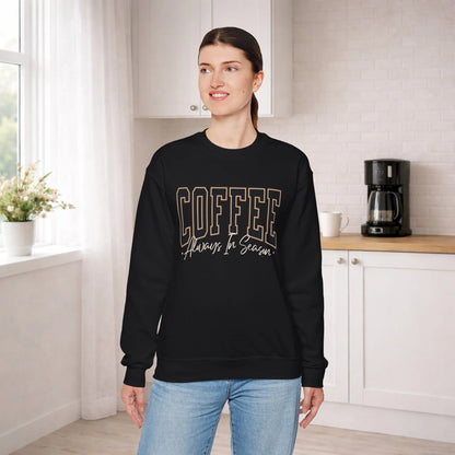 Coffee Always in Season Sweatshirt Printify