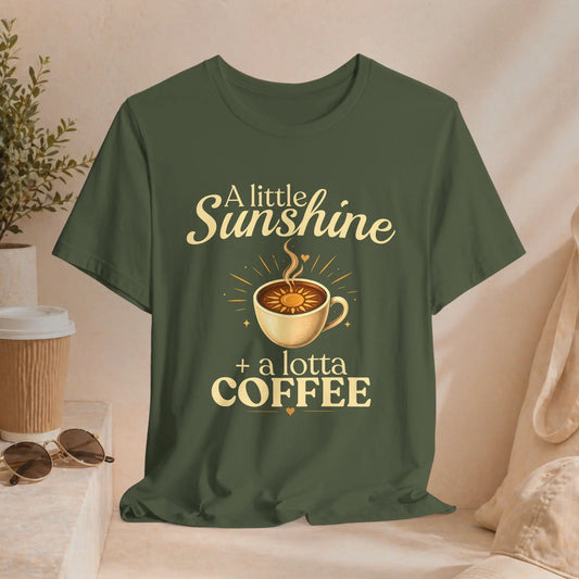 Little Sunshine & Coffee T-Shirt Printify