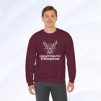 Uncaffeinated & Dangerous Sweatshirt Printify