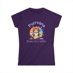 Purrvana T-Shirt – Funny Cat Lover Gift for Coffee Addicts Printify