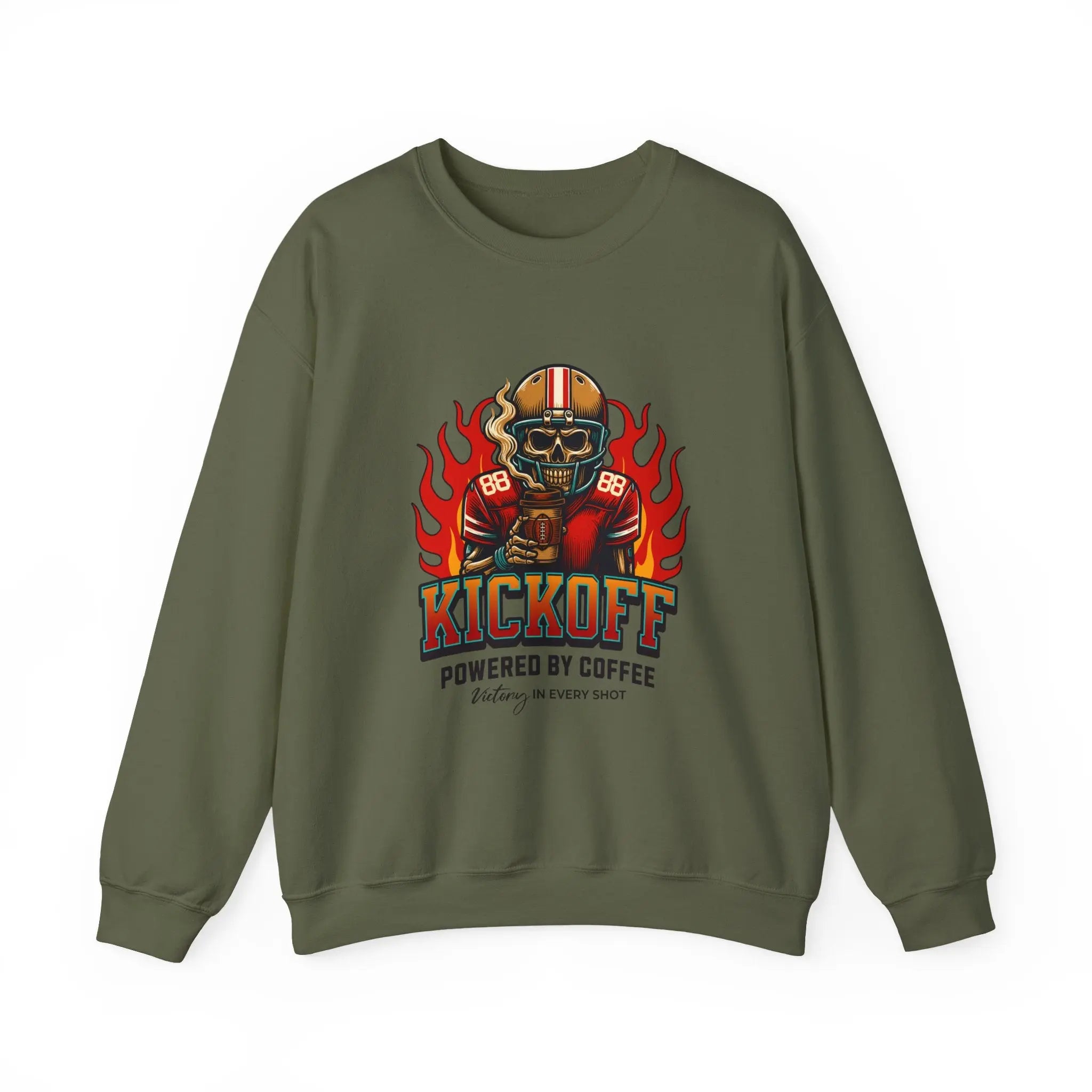 Kickoff Coffee Sweatshirt Printify