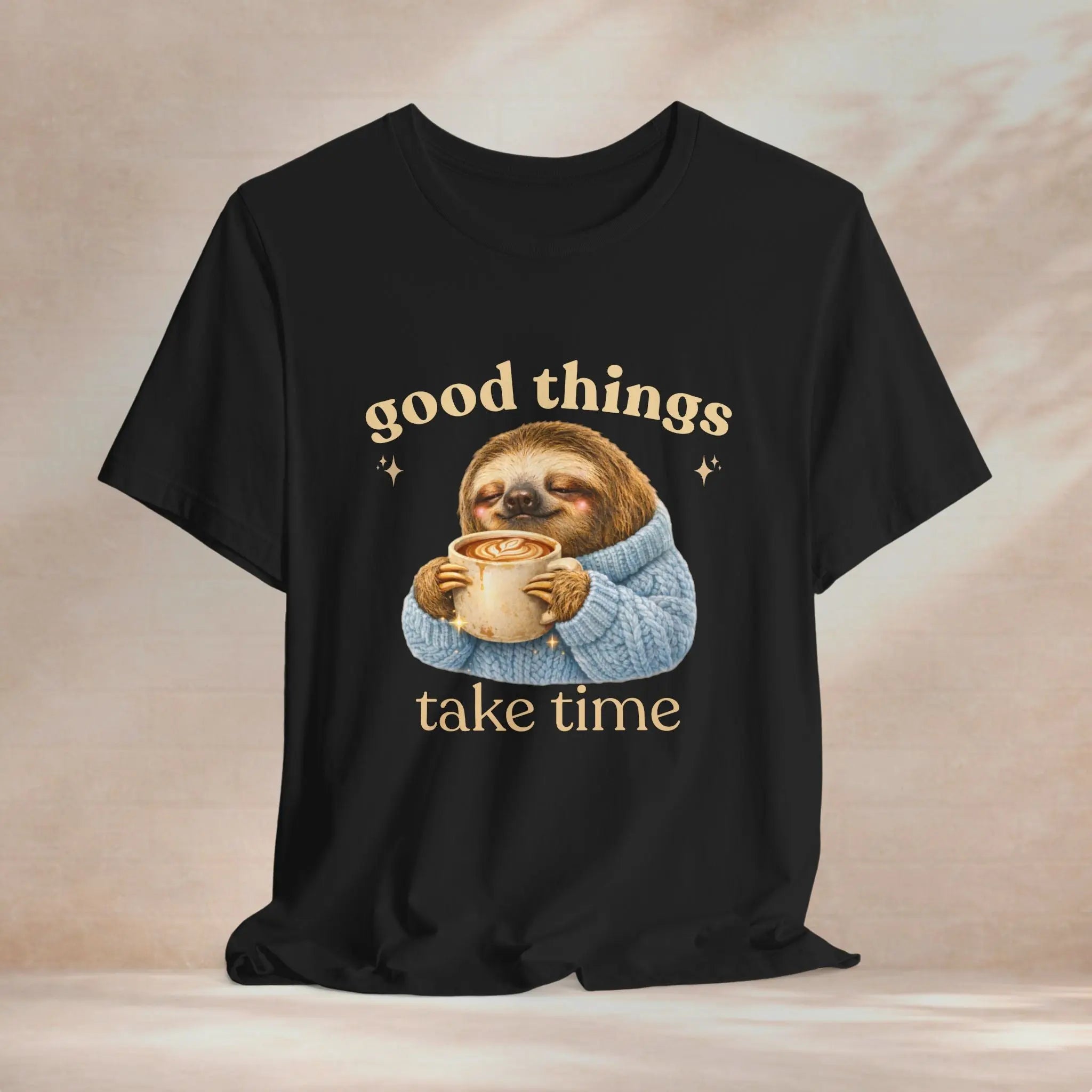 Good Things Take Time Sloth Tee - Boldly Bitter Company