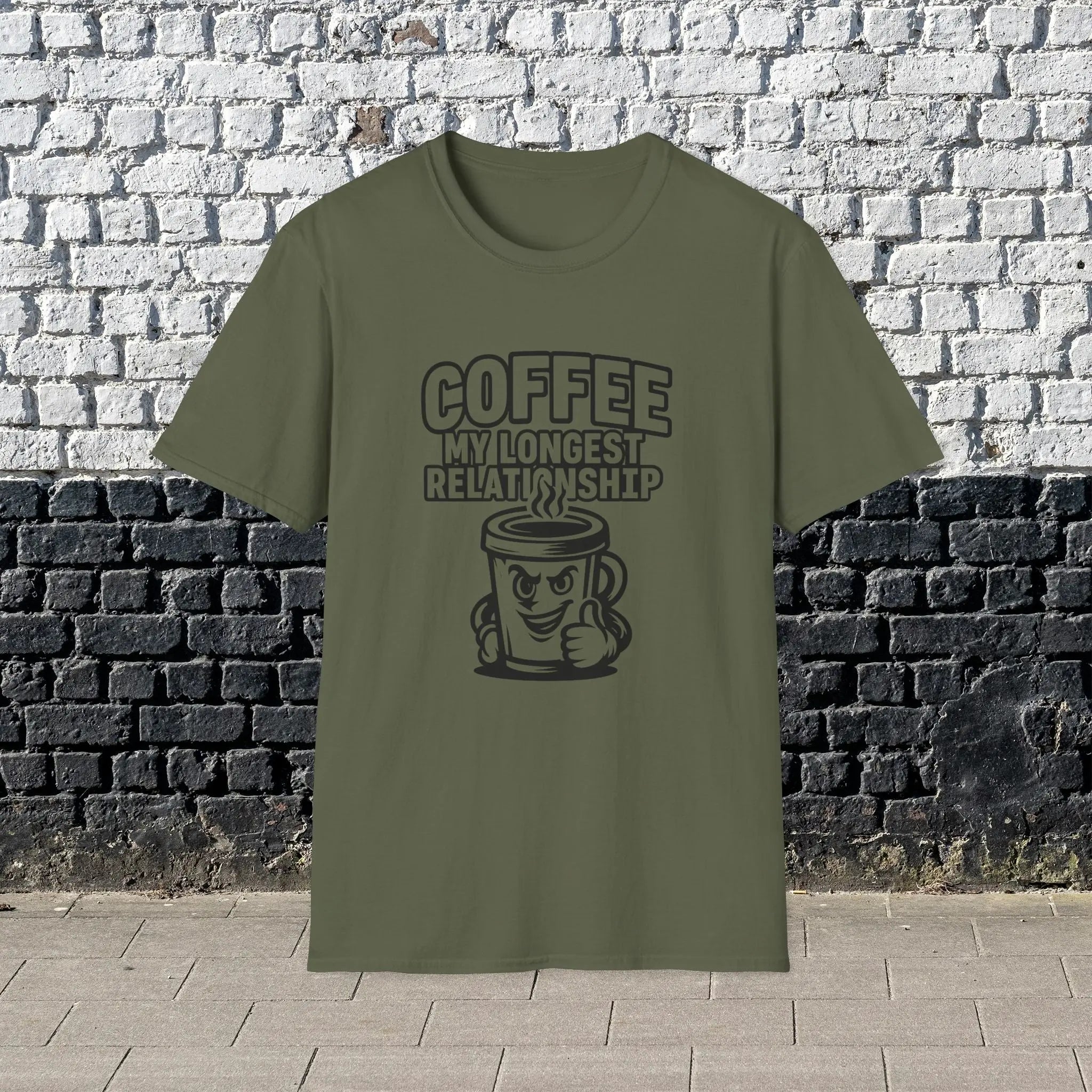 Coffee: My Longest Relationship T-Shirt Printify