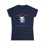 Sippin Pretty T-Shirt - Cute Kitten in Coffee Cup Saying Printify