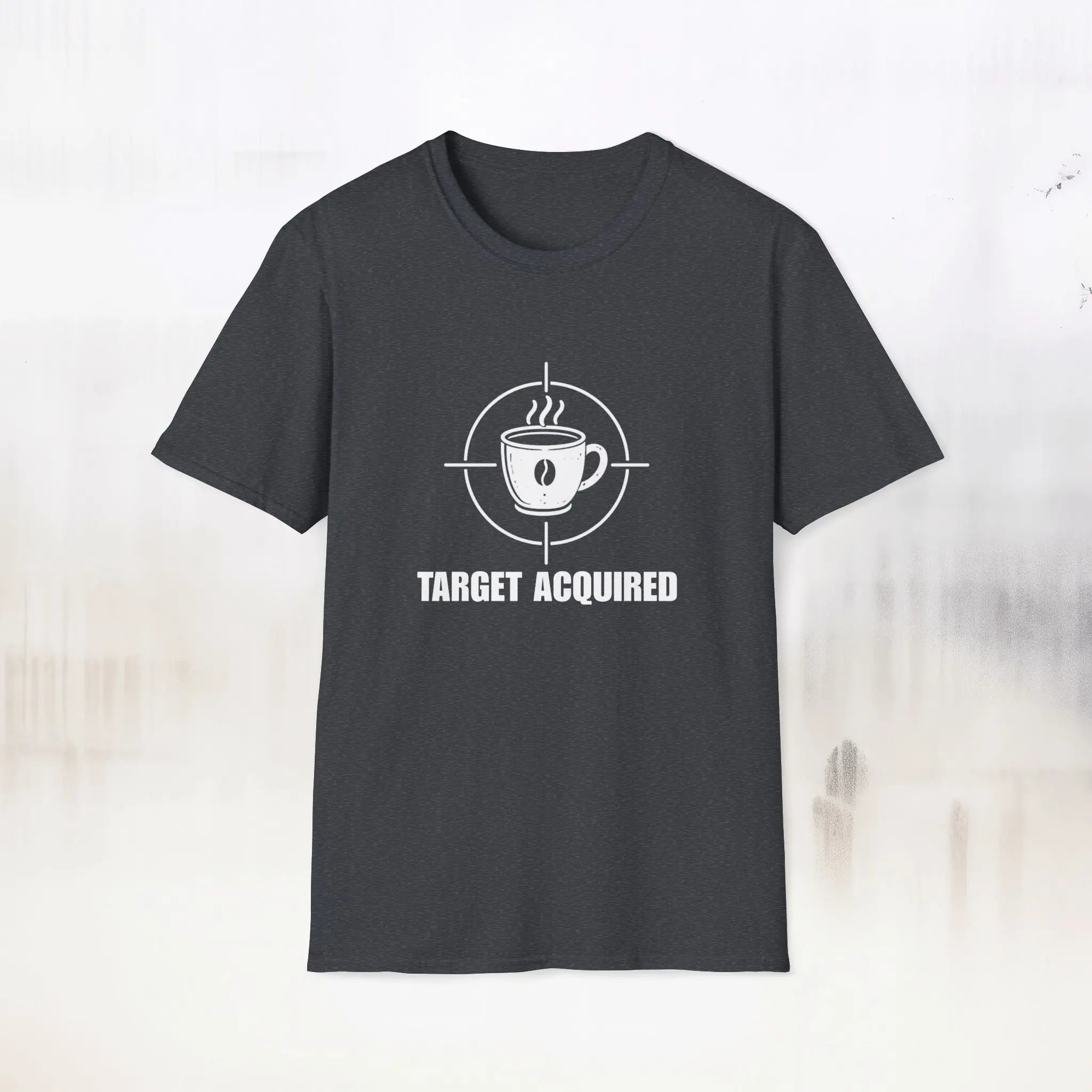 Coffee Target Acquired T-Shirt Printify