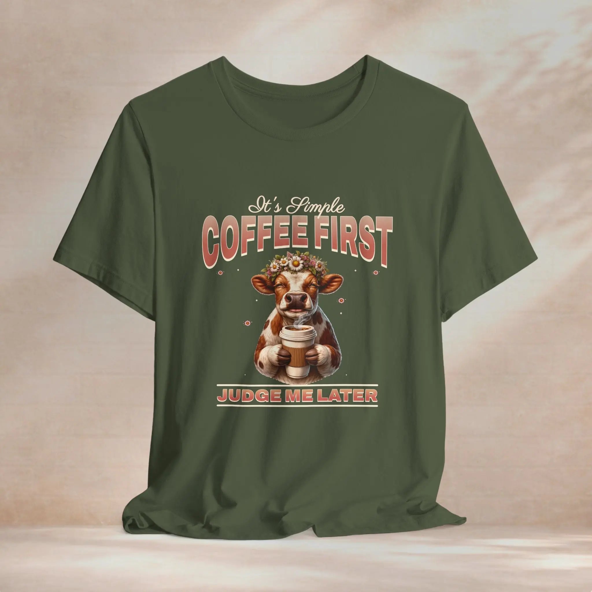 Coffee First Judge Later Tee - Boldly Bitter Company