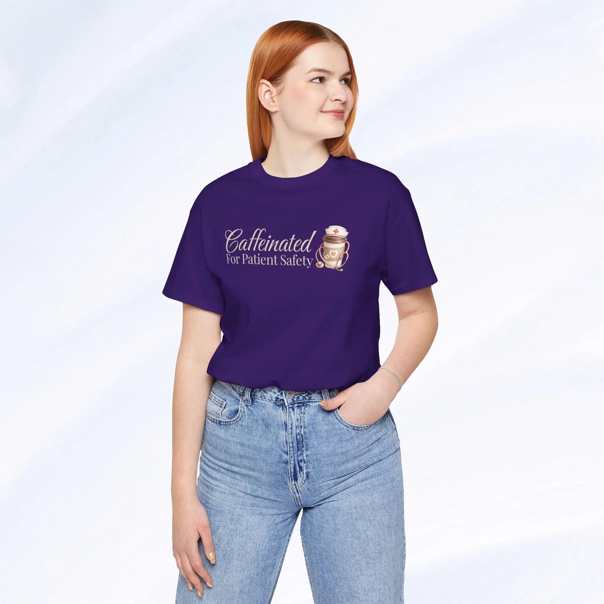Caffeinated For Patient Safety Tee Printify