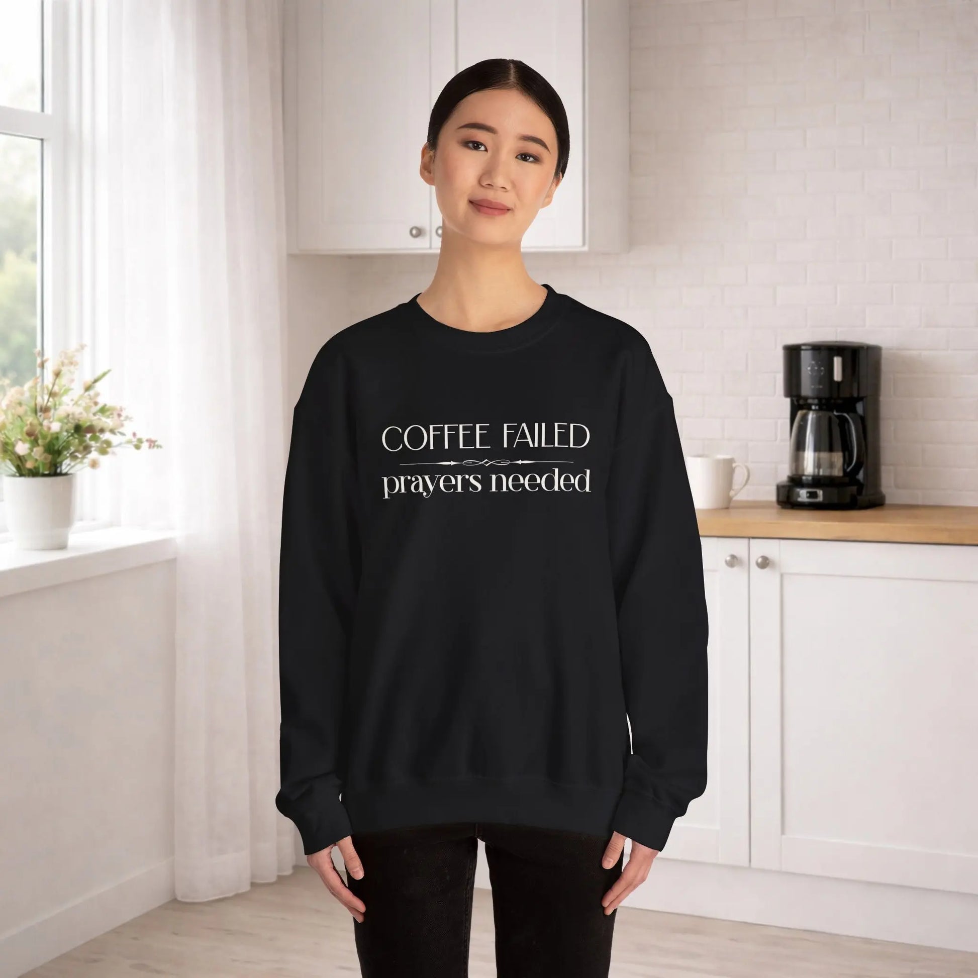 Coffee Failed Sweatshirt Printify