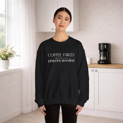 Coffee Failed Sweatshirt Printify