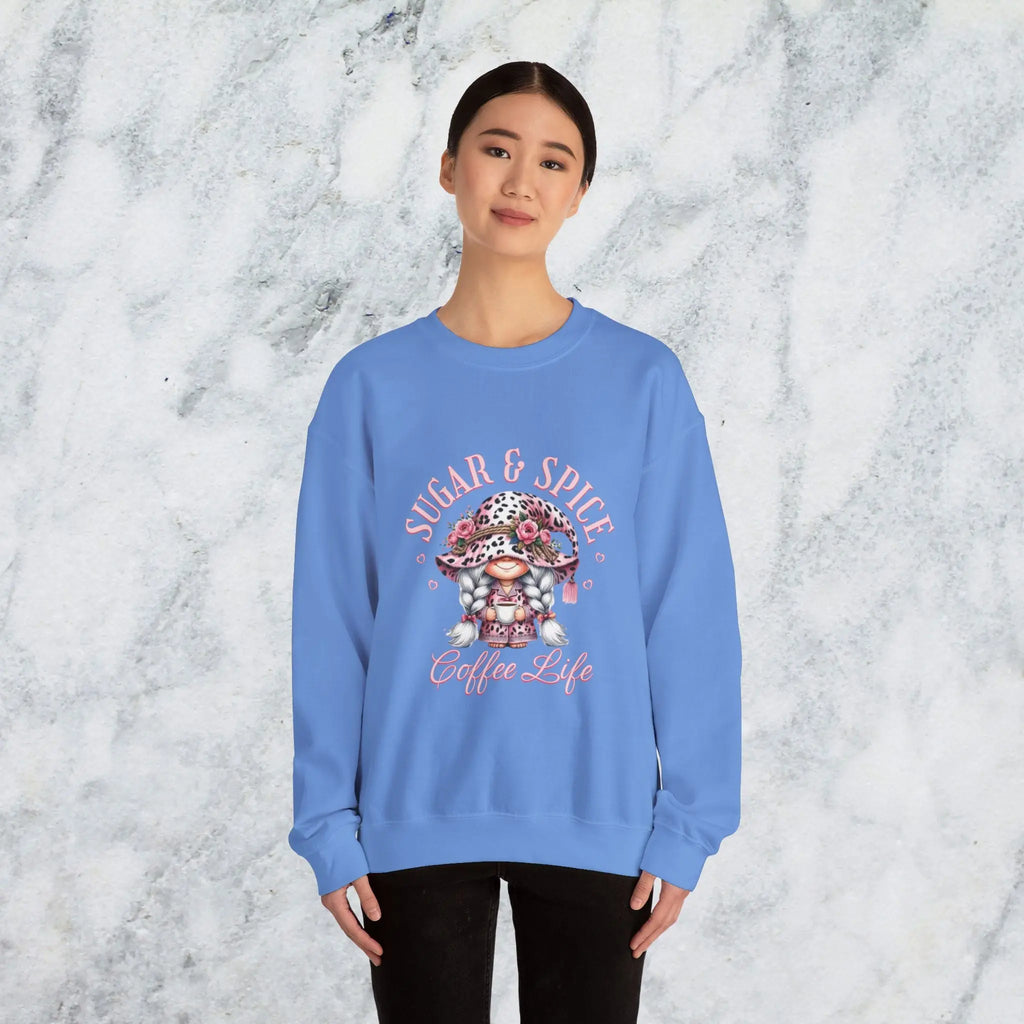 Sugar & Spice Sweatshirt | Cozy and Comfy Gift for Coffee Lovers Printify