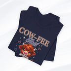 Cow-Fee First Tee Printify