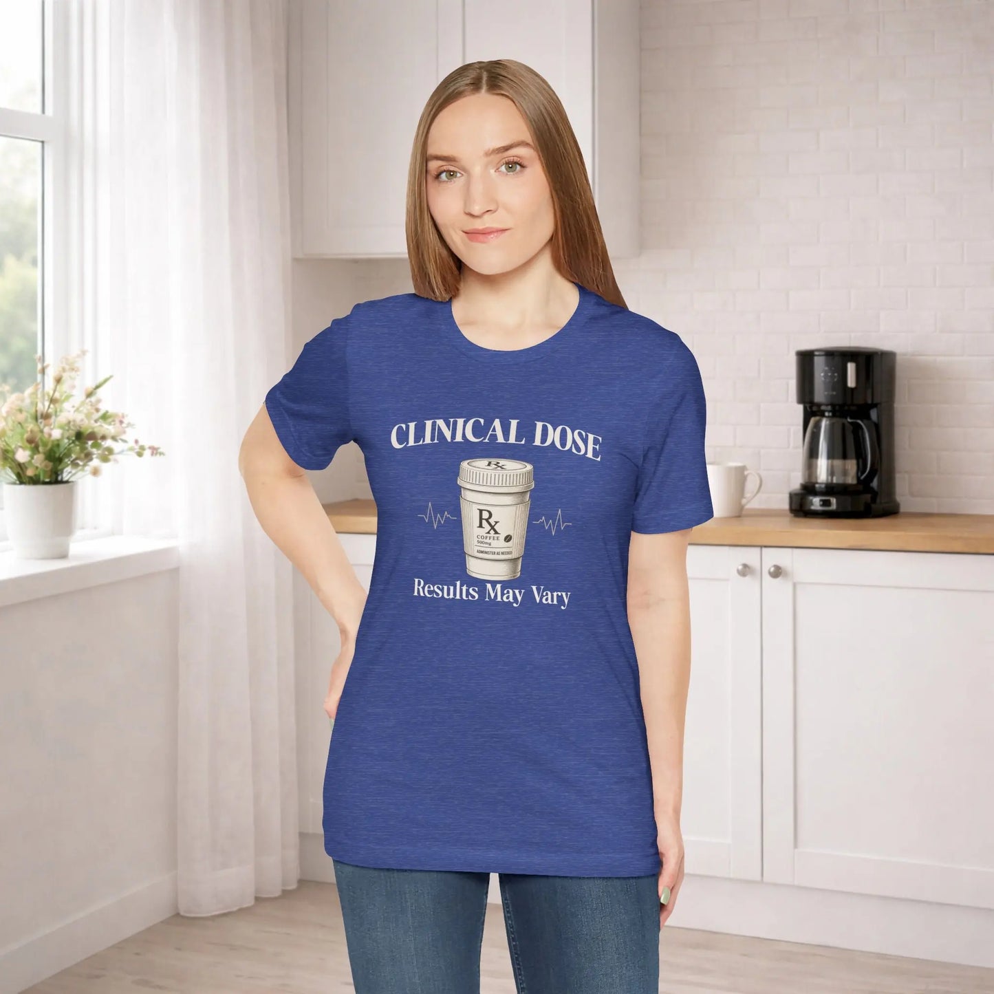 Coffee Clinical Dose Tee Printify