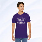Thou Shalt Not Speak Coffee T-Shirt Printify