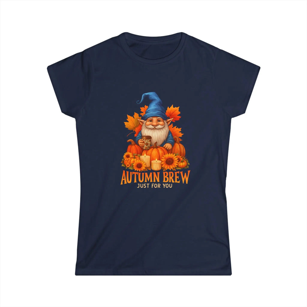 Autumn Gnome T-Shirt - Autumn Brew Just For You Printify
