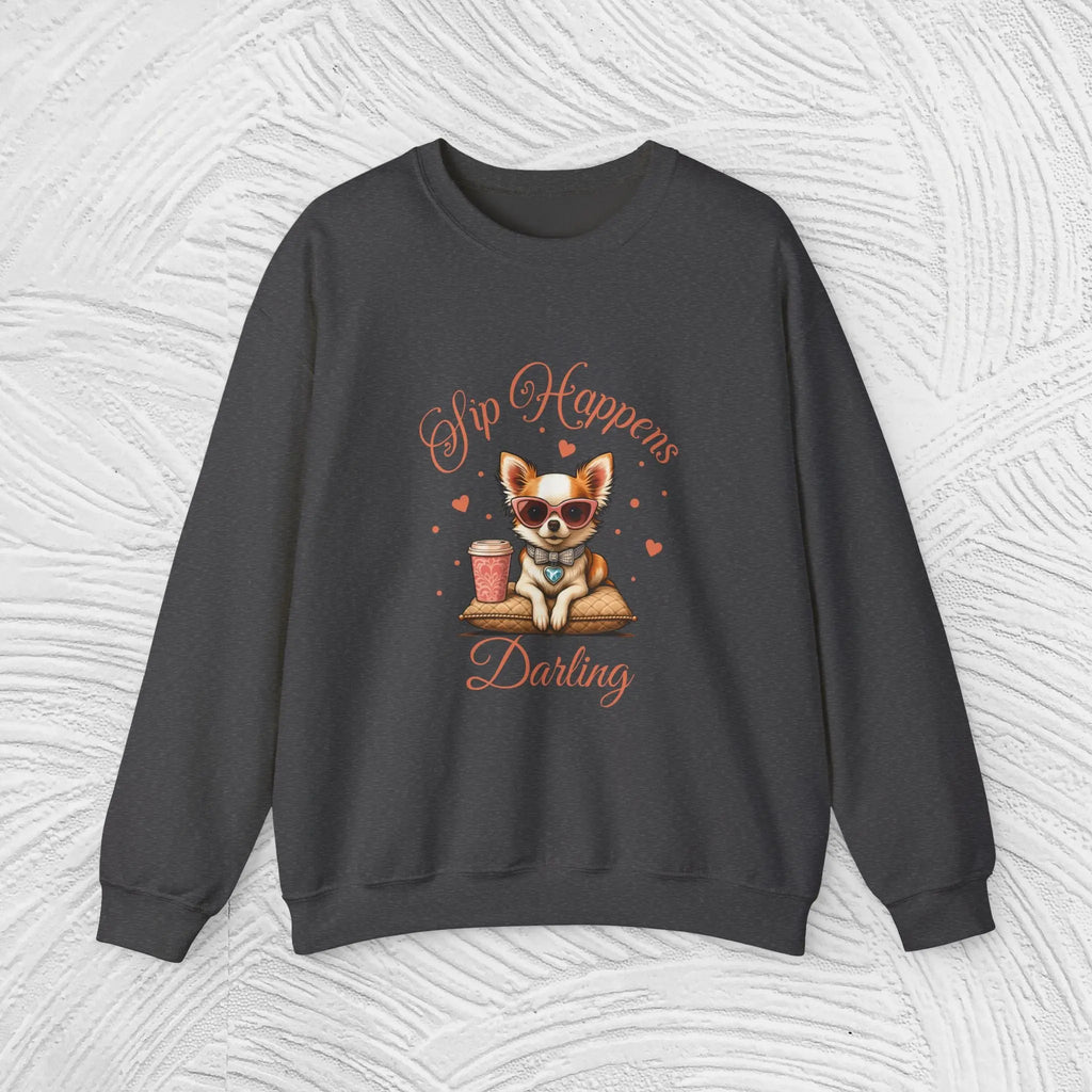 Sip Happens Darling Sweatshirt Printify
