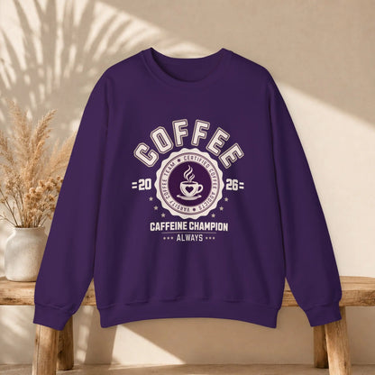 Varsity Coffee Sweatshirt Printify