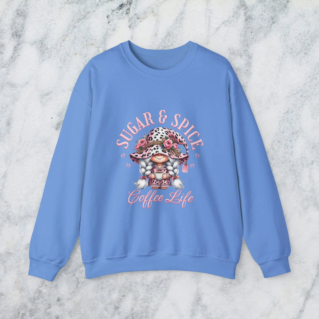 Sugar & Spice Sweatshirt | Cozy and Comfy Gift for Coffee Lovers Printify