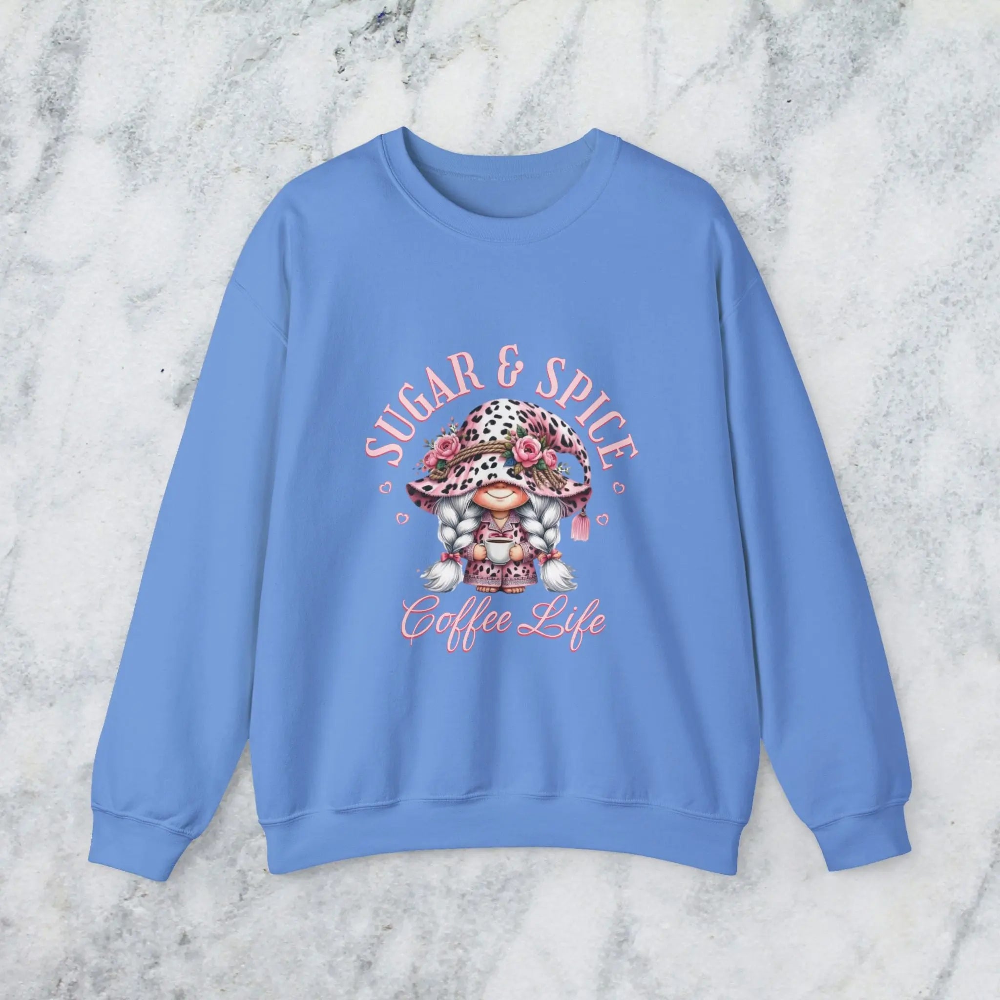 Sugar & Spice Sweatshirt | Cozy and Comfy Gift for Coffee Lovers Printify