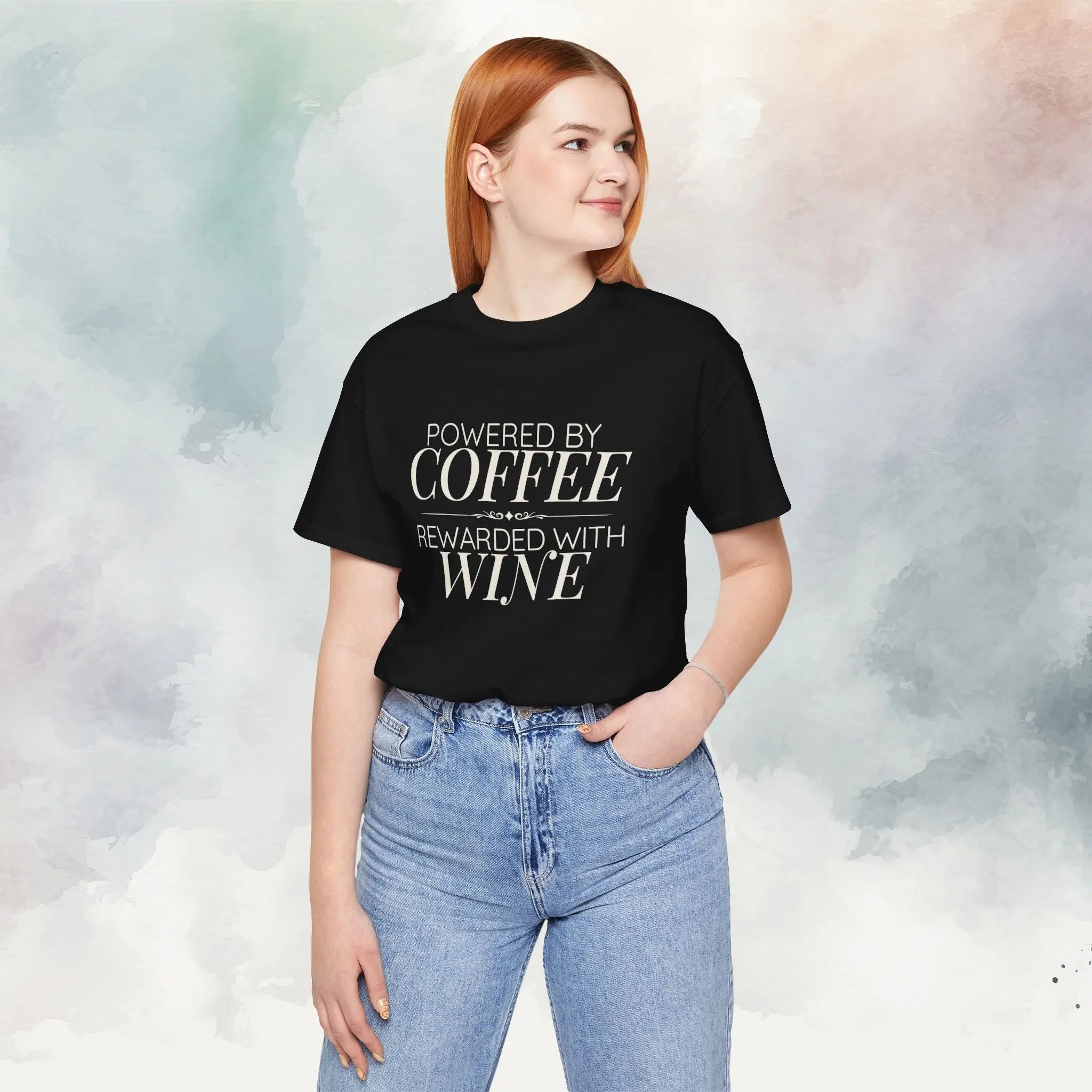 Rewarded with Wine T‑Shirt Printify