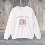 Prayer & Coffee Sweatshirt | Unisex Crewneck | Cozy Gift for Coffee Lovers | Relaxed Fit for Chill Days | Perfect for Holidays & Gatherings - Boldly Bitter Company