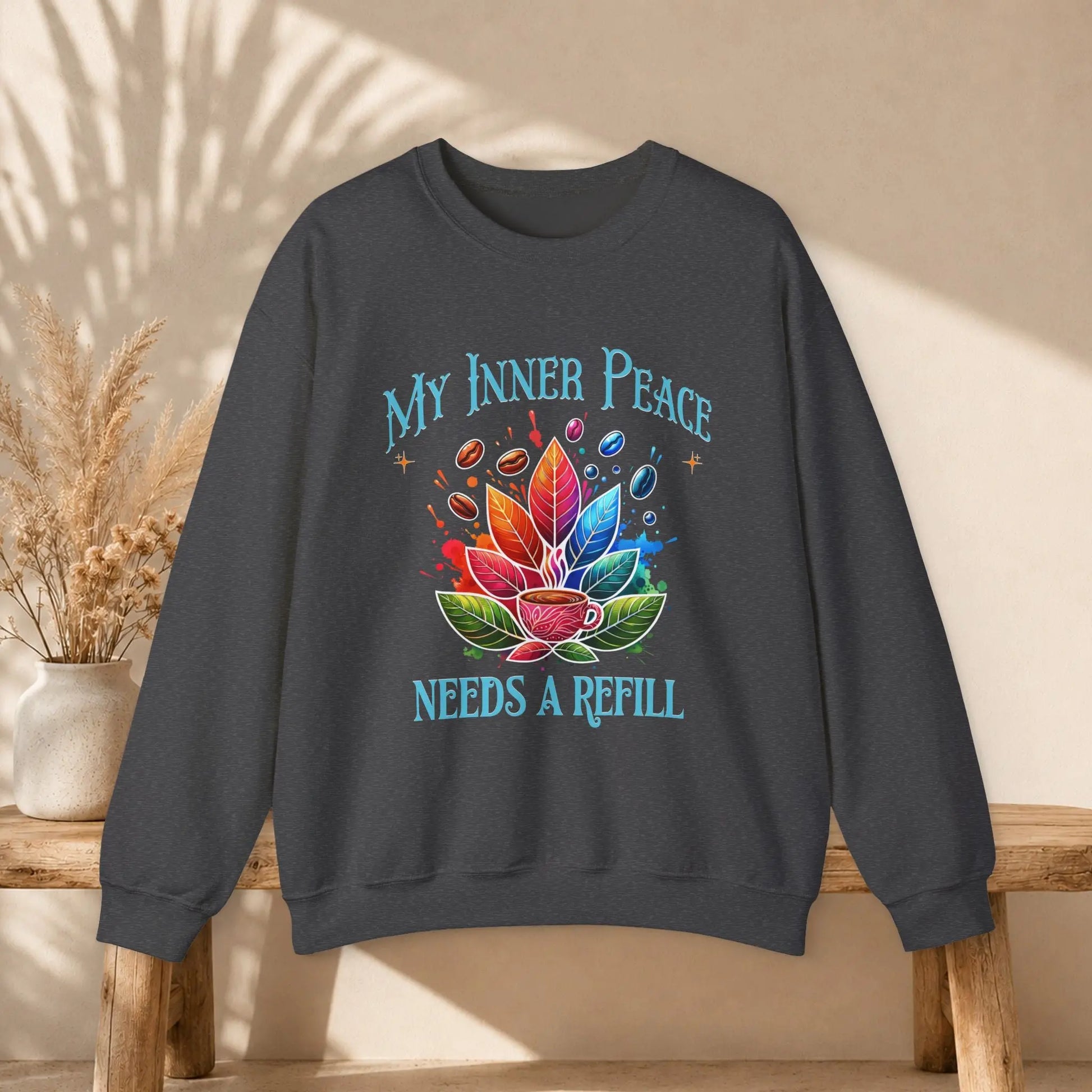 My Inner Peace Coffee Sweatshirt Printify