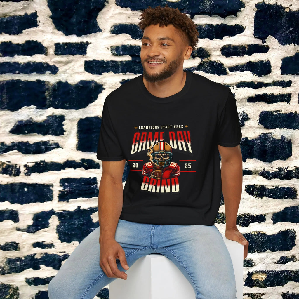 Game Day Grind T-shirt - Football Graphic Tee Printify
