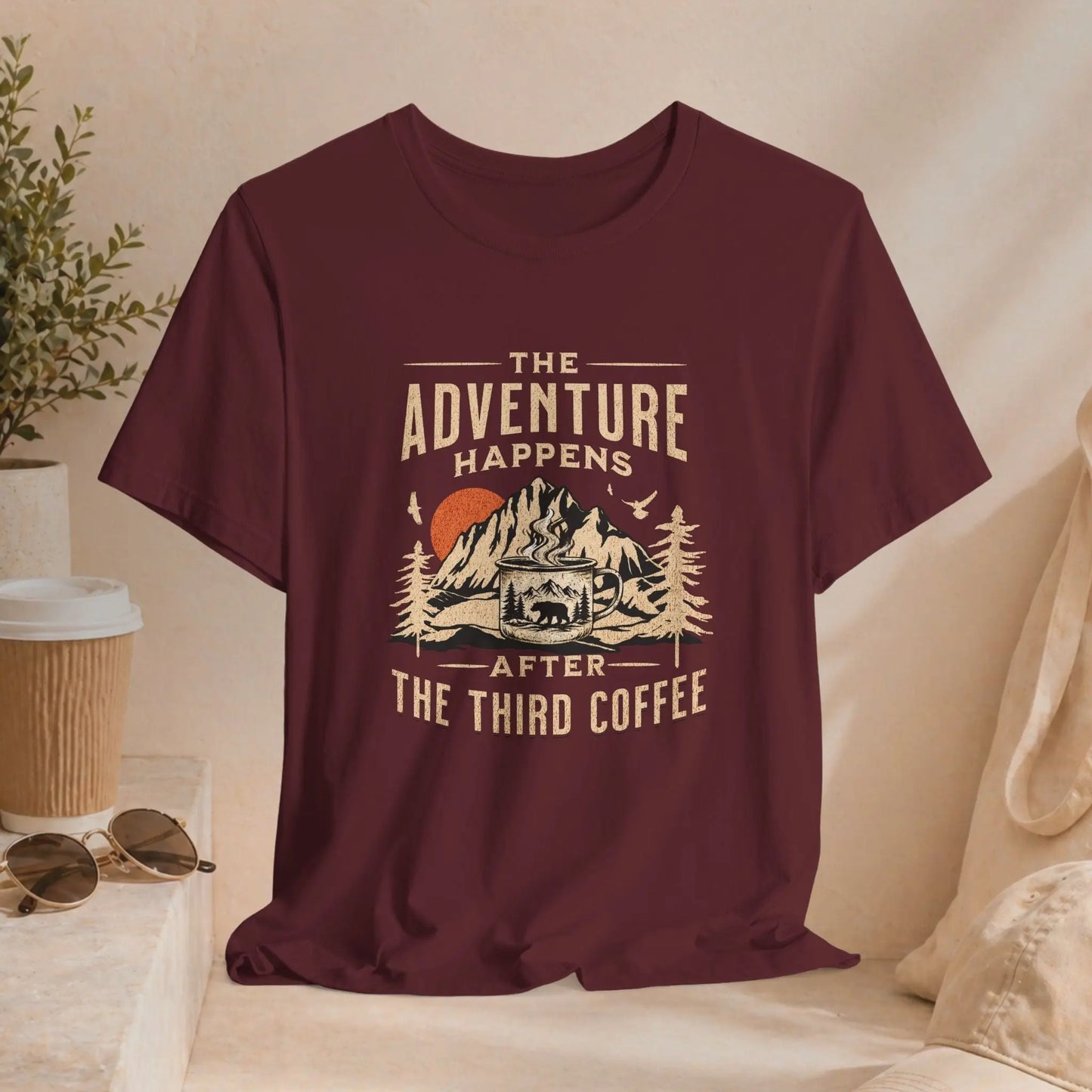 Adventure Happens T-Shirt - Boldly Bitter Company