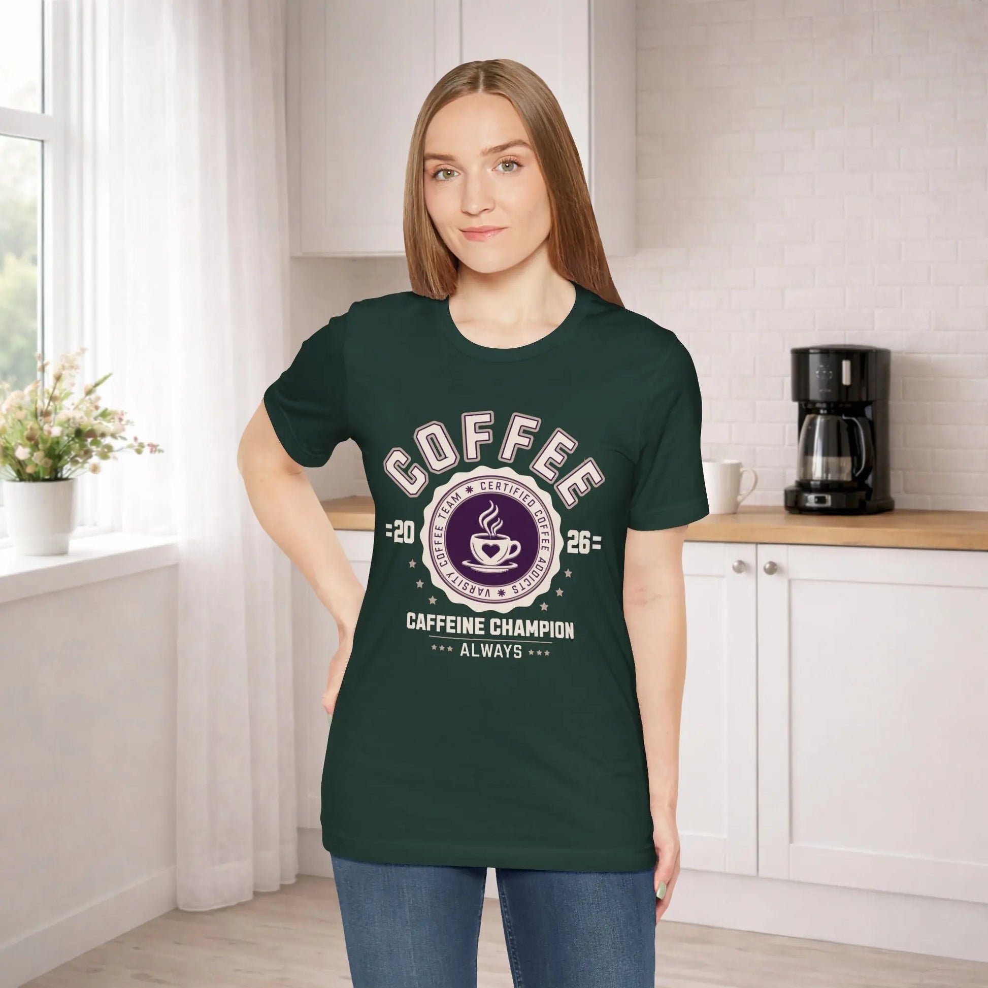 Varsity Coffee Champion Tee Printify