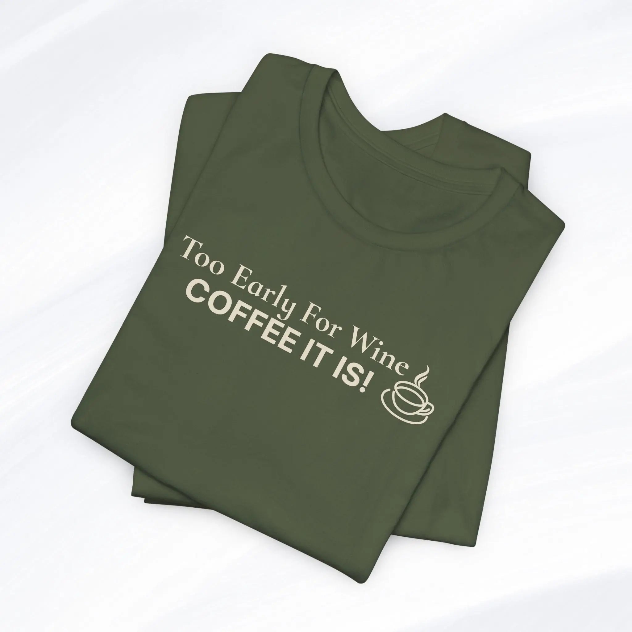 Coffee It Is Tee Printify