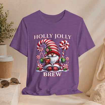Holly Jolly Brew Christmas Tee Printify