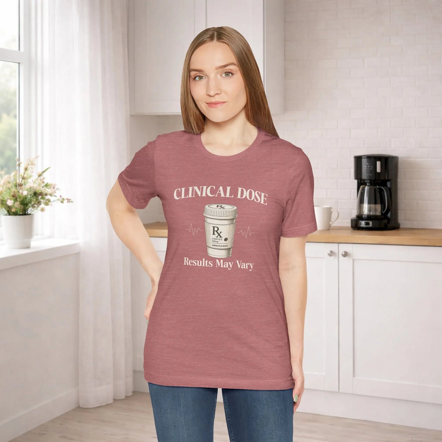 Coffee Clinical Dose Tee Printify