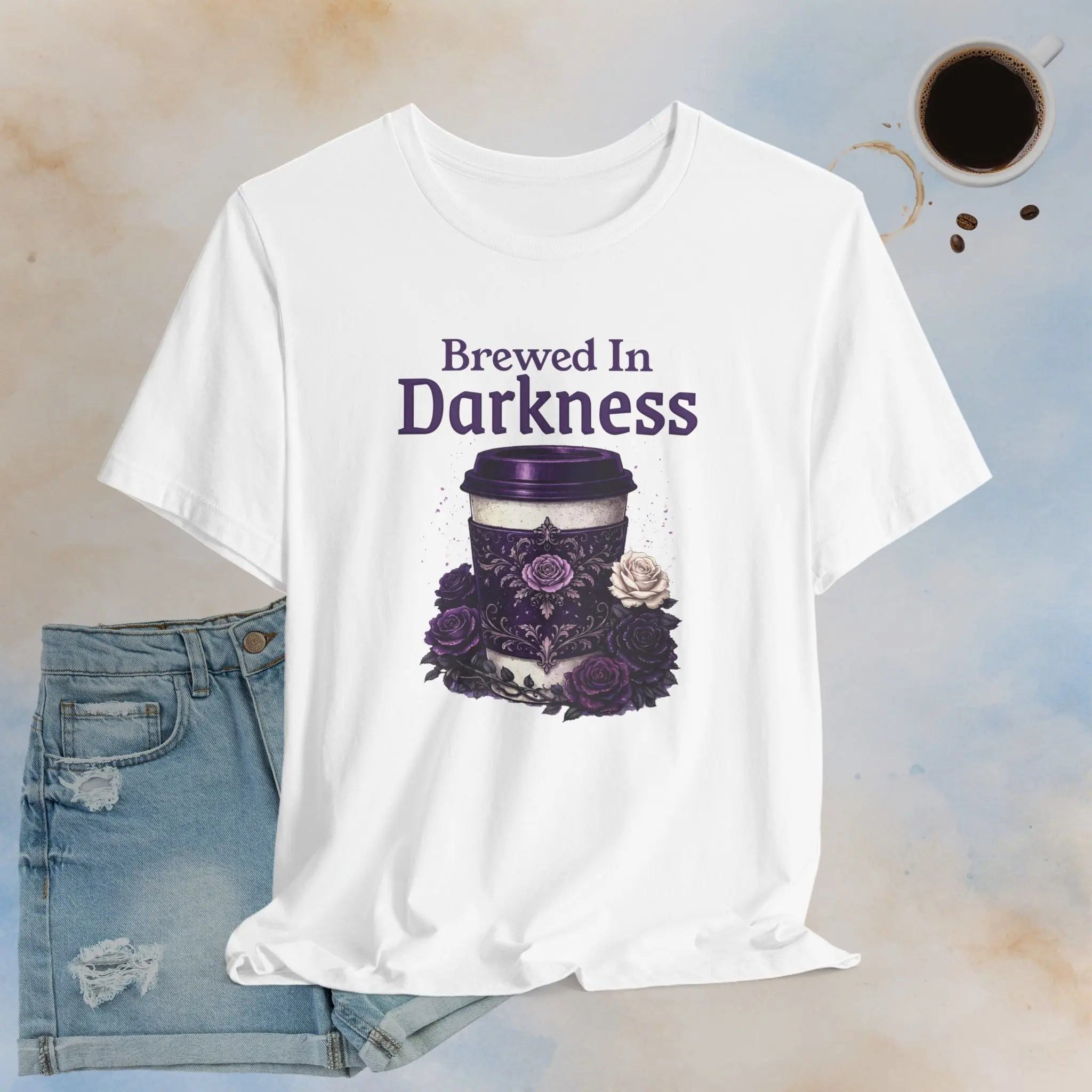 Brewed in Darkness Tee Printify