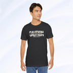 Caution Undercaffeinated Tee Printify