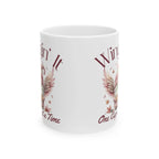 Wingin It Coffee Mug - Cute Gnome Angel Coffee Mug Printify