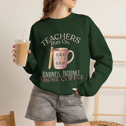 Teacher Coffee Sweatshirt Printify