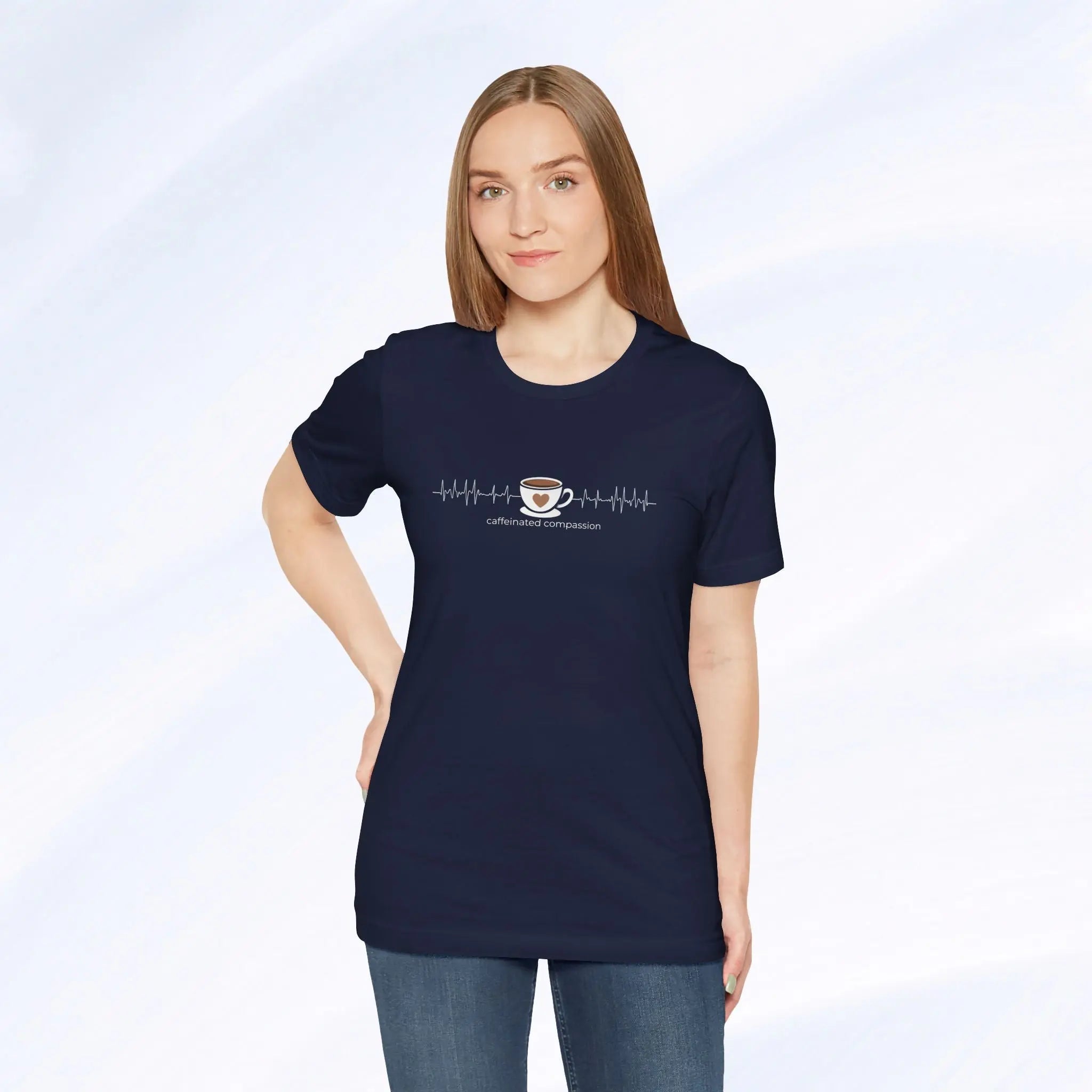 Caffeinated Compassion Tee Printify