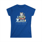 Whiskers, Wisdom and Warm Brews Tshirt Printify