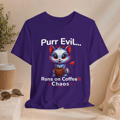 Purr Evil Cat Tee Printify