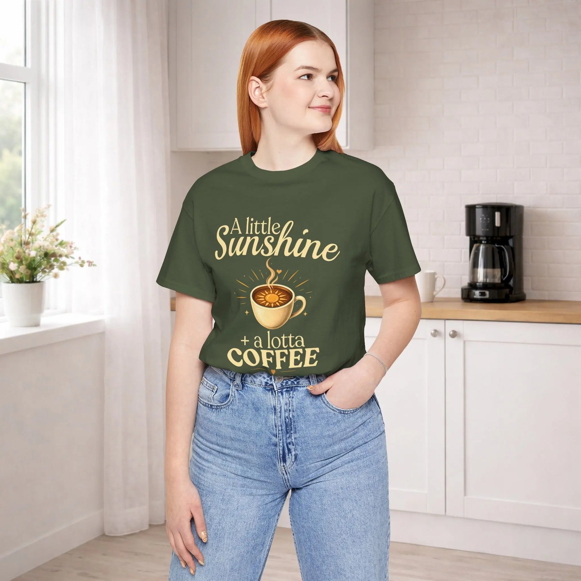 Little Sunshine & Coffee T-Shirt Printify