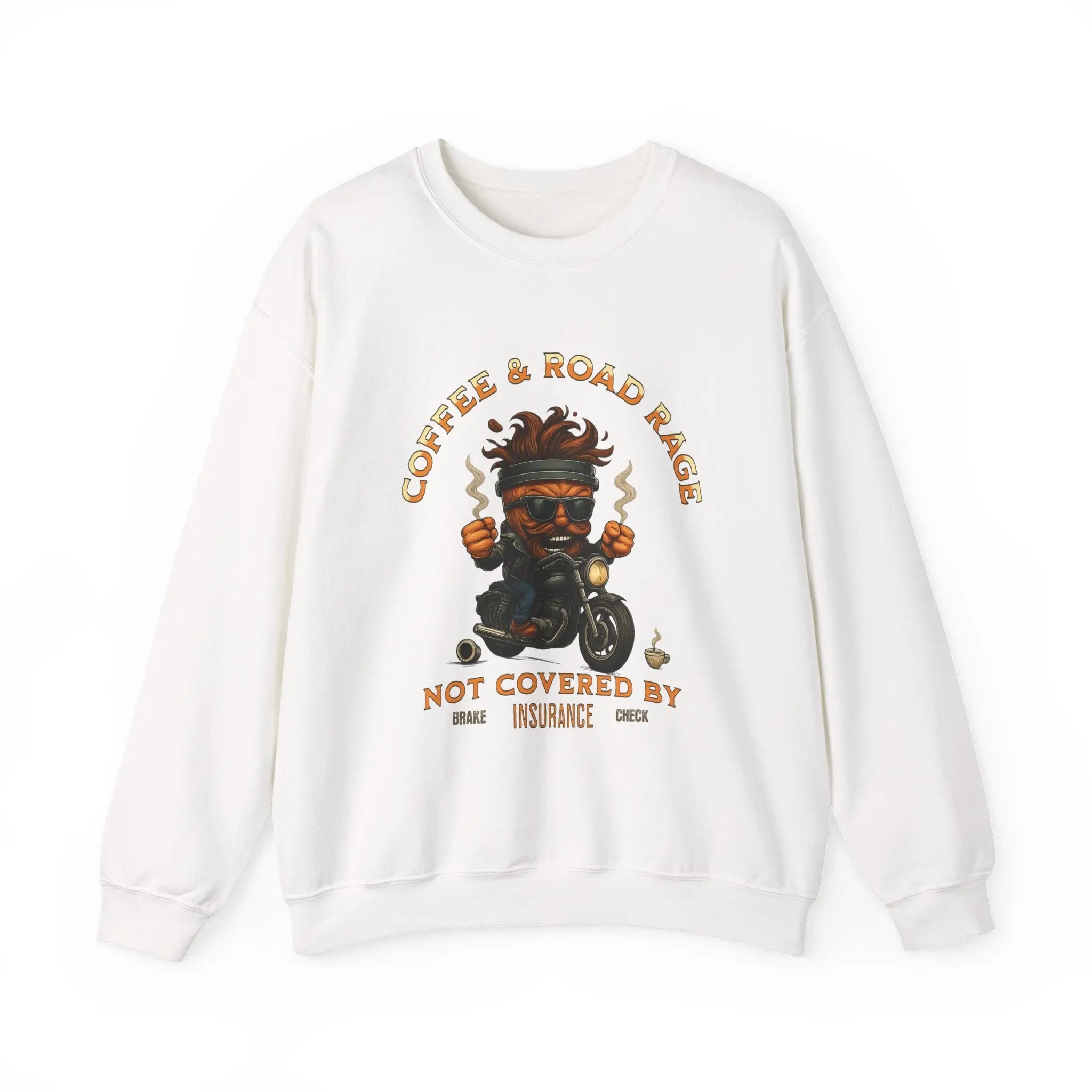 Coffee & Road Rage Sweatshirt Printify