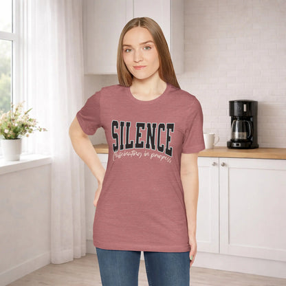 Silence Tee — "Celebration in Progress" Graphic T‑Shirt Printify